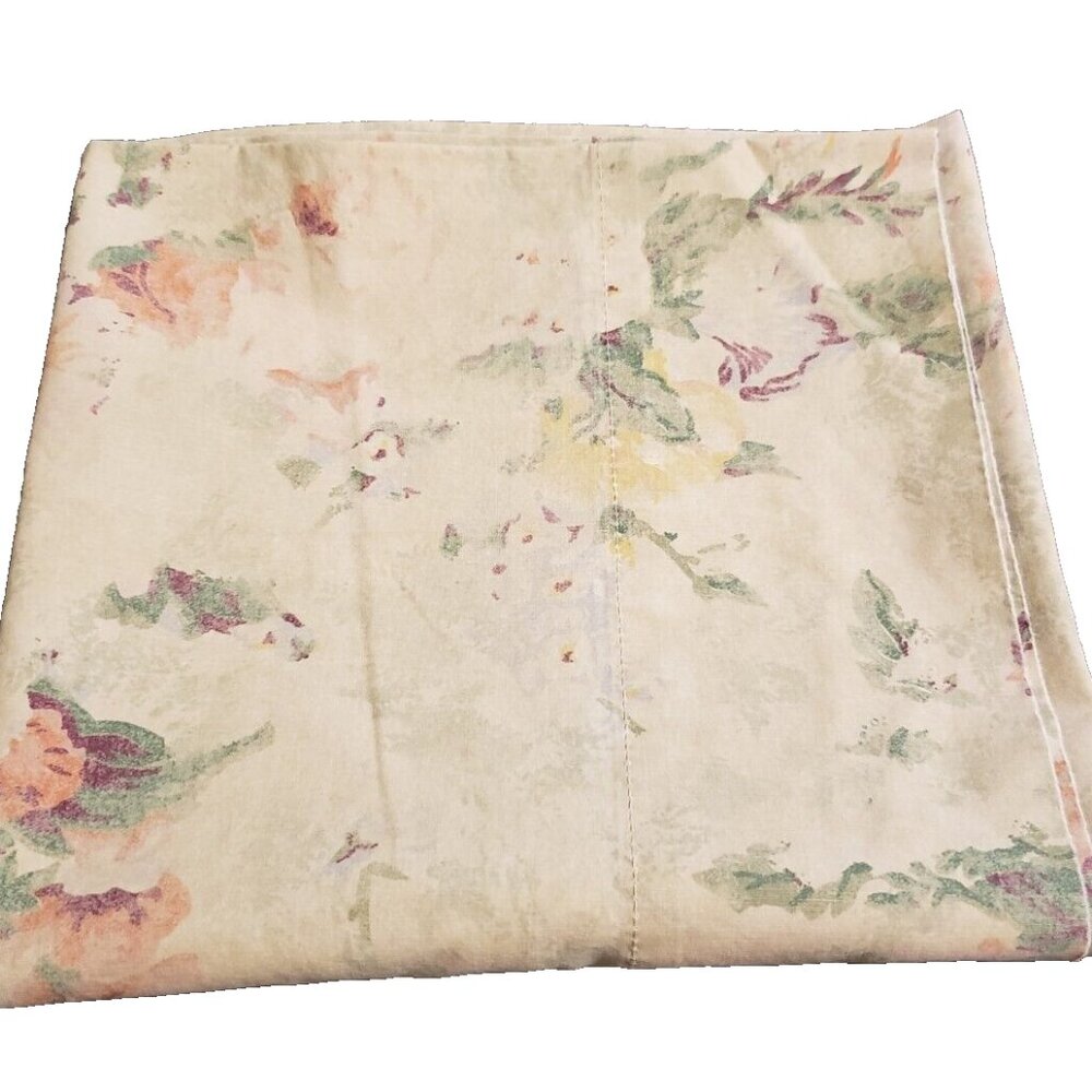 Vintage Ralph Lauren Francesca King pillowcase light fading VERY RARE and HTF